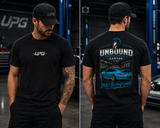 Built Beyond Limits | Heritage Performance Coupe Graphic Tee – Miami Blue Edition